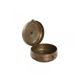 Scatola-Portagioie Home ESPRIT Rame Ottone 25 x 25 x 10 cm
