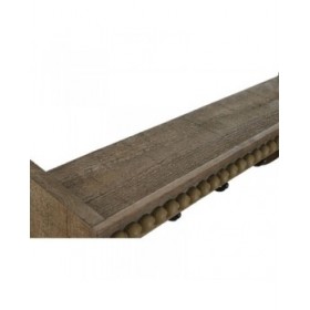Appendiabiti da parete Home ESPRIT Marrone Nero Legno Metallo 67 x 17 x 27 cm