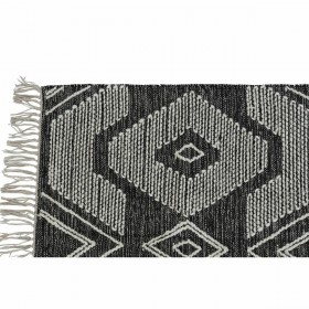 Tappeto DKD Home Decor Bianco Nero Cotone (160 x 230 x 1 cm)