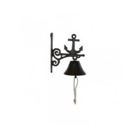 Campana Home ESPRIT Marrone Nero Ferro 16 x 10 x 17 cm