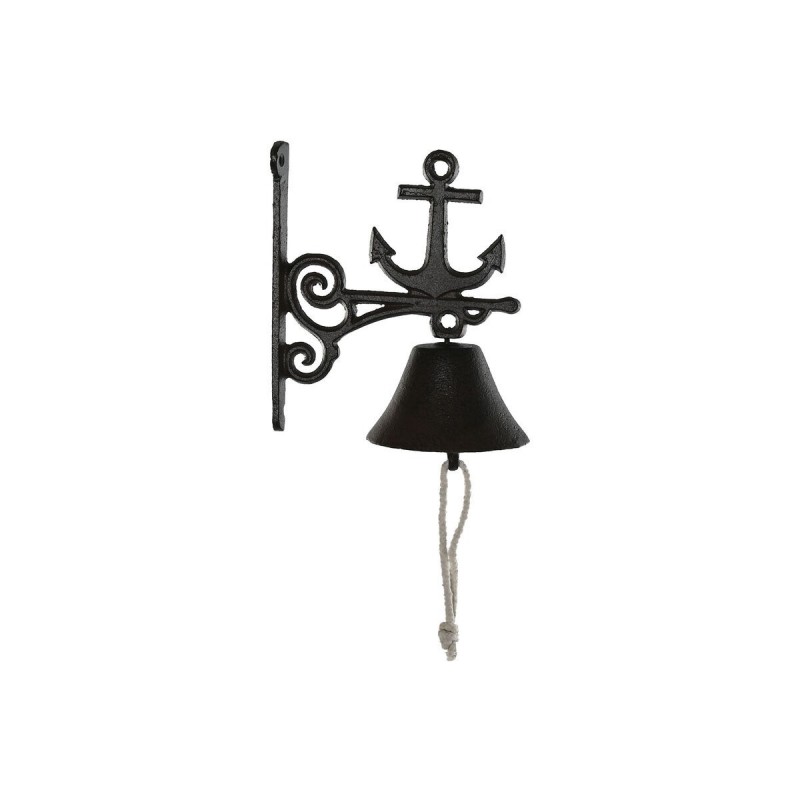Campana Home ESPRIT Marrone Nero Ferro 16 x 10 x 17 cm