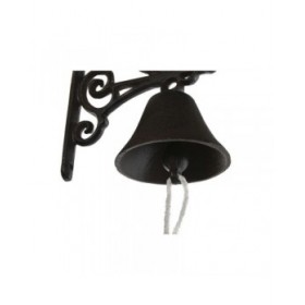 Campana Home ESPRIT Marrone Nero Ferro 16 x 10 x 17 cm