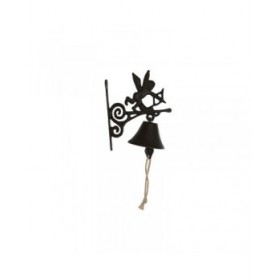 Campana Home ESPRIT Marrone Nero Ferro 16,5 x 10 x 21 cm