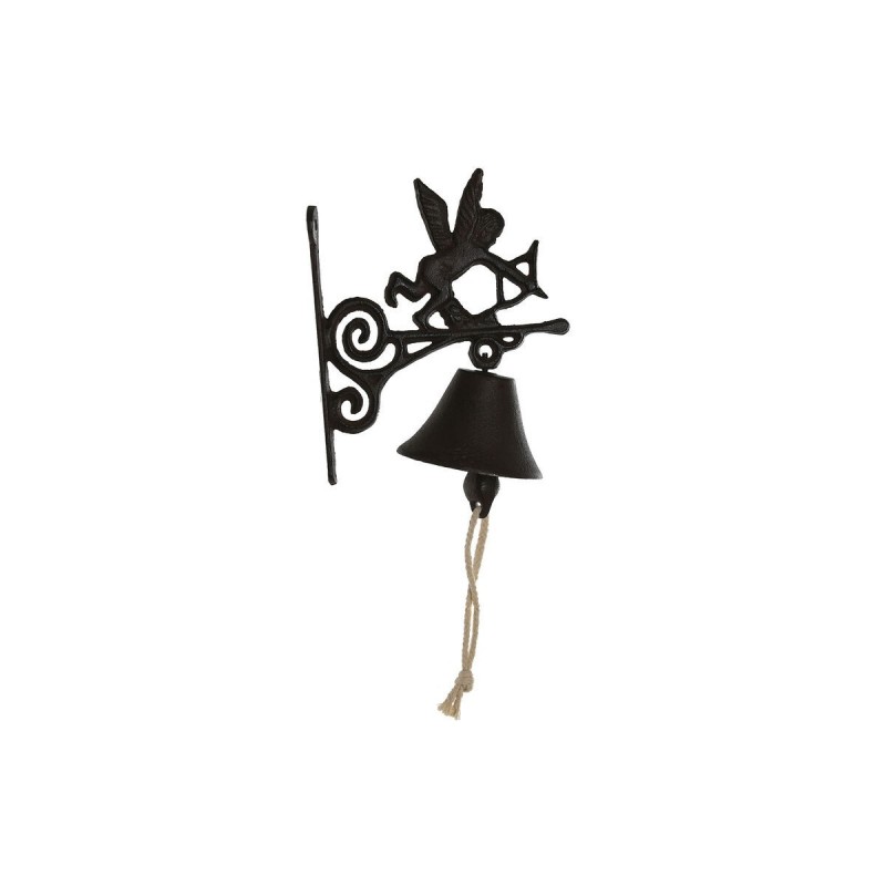 Campana Home ESPRIT Marrone Nero Ferro 16,5 x 10 x 21 cm