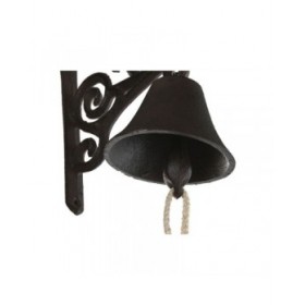 Campana Home ESPRIT Marrone Nero Ferro 16,5 x 10 x 21 cm