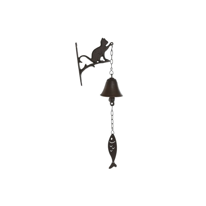 Campana Home ESPRIT Marrone Nero Ferro 15,7 x 7,5 x 42 cm