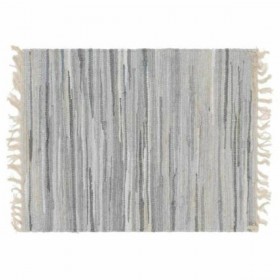 Tappeto DKD Home Decor Cotone Pelle Indiano (200 x 290 x 1 cm)