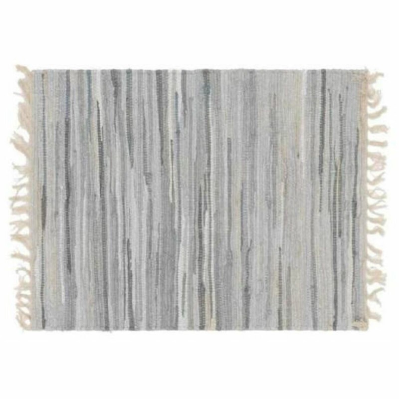 Tappeto DKD Home Decor Cotone Pelle Indiano (200 x 290 x 1 cm)