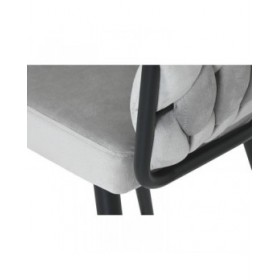 Sgabello Home ESPRIT Nero Grigio Metallo 58 x 53 x 101 cm