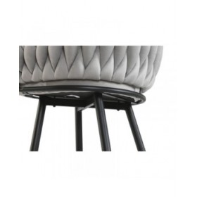 Sgabello Home ESPRIT Nero Grigio Metallo 58 x 53 x 101 cm