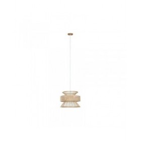 Lampadario Home ESPRIT Marrone Bambù 50 W 40 x 40 x 30 cm