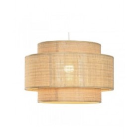 Lampadario Home ESPRIT Marrone Bambù 50 W 56 x 56 x 37 cm