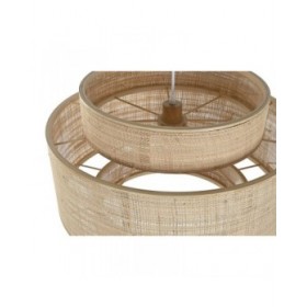Lampadario Home ESPRIT Marrone Bambù 50 W 56 x 56 x 37 cm