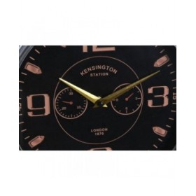Orologio da Parete Home ESPRIT Dorato Argentato Metallo Aereo Vintage 50 x 10,5 x 49,5 cm