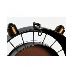 Orologio da Parete Home ESPRIT Dorato Argentato Ferro Vintage 48 x 11 x 44,5 cm