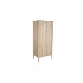 Armadio Home ESPRIT Naturale Abete Legno MDF 78 x 55 x 180 cm