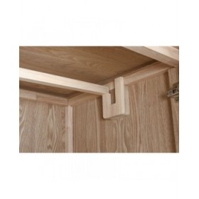 Armadio Home ESPRIT Naturale Abete Legno MDF 78 x 55 x 180 cm