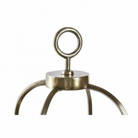 Lanterna DKD Home Decor Cristallo Dorato Alluminio (19 x 19 x 43 cm)