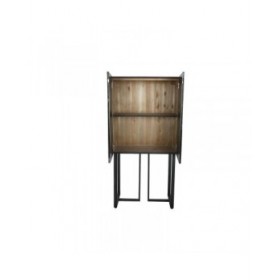 Credenza Home ESPRIT Argentato Metallo Acciaio 80 x 41 x 160 cm