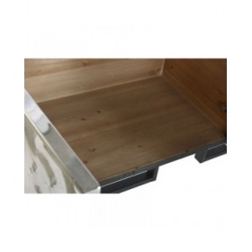 Credenza Home ESPRIT Argentato Metallo Acciaio 151 x 41 x 80 cm
