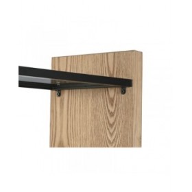 Scaffale Home ESPRIT Metallo Cristallo Legno di abete 120 x 31 x 158 cm