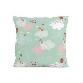 Set di copripiumino HappyFriday Moshi Moshi Hola Multicolore Singolo 2 Pezzi