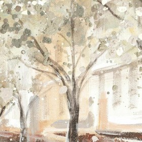 Quadro DKD Home Decor Alberi Cottage 100 x 3,7 x 100 cm (2 Unità)