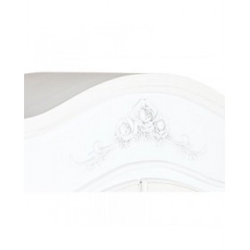 Stand Espositore Home ESPRIT Bianco Legno Cristallo 76 x 39 x 193 cm