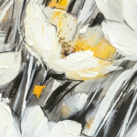 Quadro DKD Home Decor 90 x 3,7 x 90 cm Fiori Cottage (2 Unità)