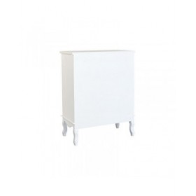 Cassettiera Home ESPRIT Bianco Beige Romantico 80 x 42 x 105 cm
