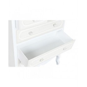 Cassettiera Home ESPRIT Bianco Beige Romantico 80 x 42 x 105 cm