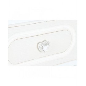 Cassettiera Home ESPRIT Bianco Beige Romantico 80 x 42 x 105 cm