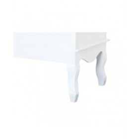 Cassettiera Home ESPRIT Bianco Beige Romantico 80 x 42 x 105 cm