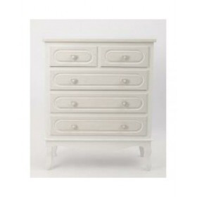 Set di 2 tavoli Home ESPRIT Bianco 30 x 30 x 76,5 cm