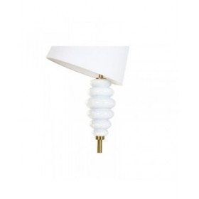 Lampada da Terra Home ESPRIT Bianco Dorato 220 V 43 x 43 x 170 cm