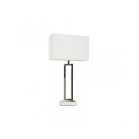 Lampada da tavolo Home ESPRIT Bianco Argentato 50 W 220 V