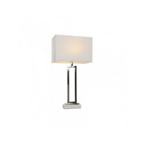 Lampada da tavolo Home ESPRIT Bianco Argentato 50 W 220 V