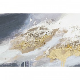Quadro DKD Home Decor 100 x 3,5 x 100 cm Astratto Moderno (2 Unità)
