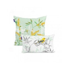 Set di copricuscini HappyFriday Corniglia Multicolore 2 Pezzi