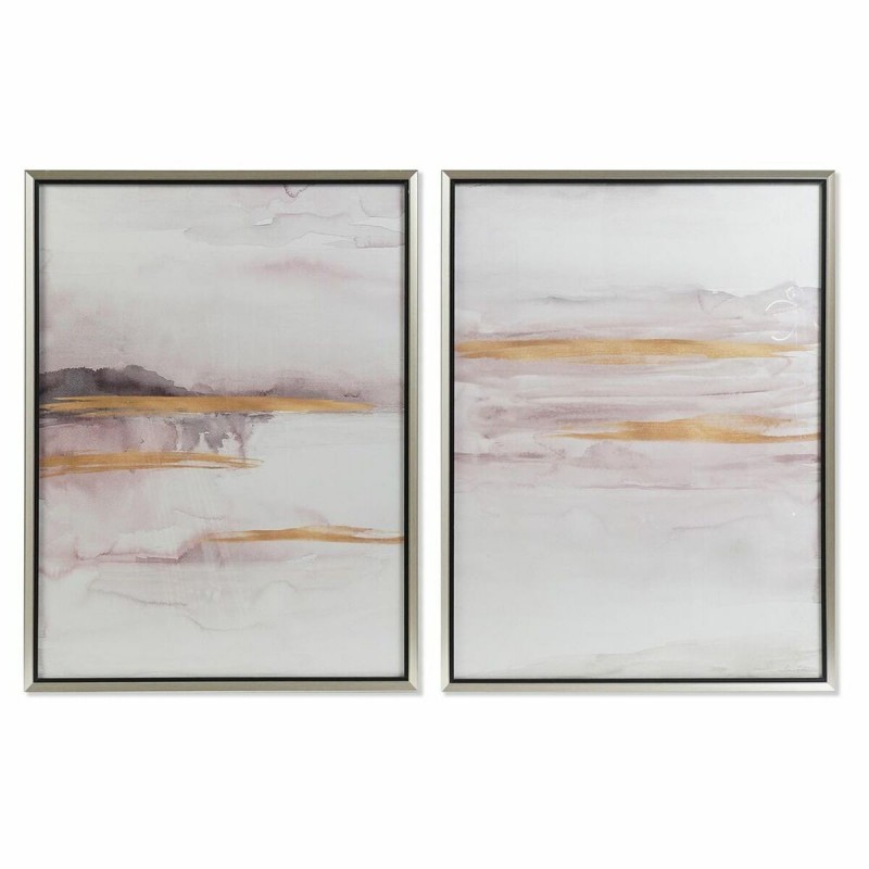 Quadro DKD Home Decor 60 x 3,5 x 80 cm Astratto Città (2 Unità)