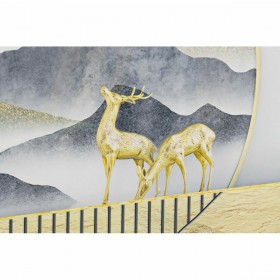 Set di 3 quadri DKD Home Decor Montagna Moderno (200 x 3 x 70 cm)