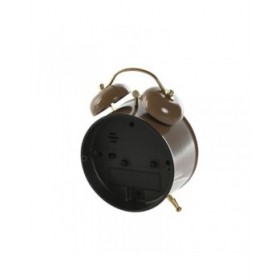 Orologio da Tavolo Home ESPRIT Marrone Beige (2 Unità)