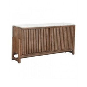 Credenza Home ESPRIT Acacia Terrazzo 146 x 46 x 82 cm