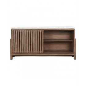 Credenza Home ESPRIT Acacia Terrazzo 146 x 46 x 82 cm