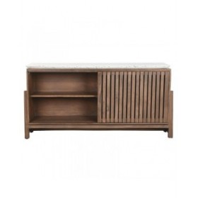Credenza Home ESPRIT Acacia Terrazzo 146 x 46 x 82 cm