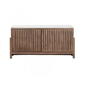 Credenza Home ESPRIT Acacia Terrazzo 146 x 46 x 82 cm
