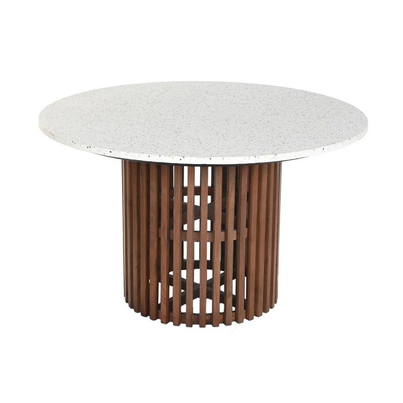 Tavolo da Pranzo Home ESPRIT Legno di acacia Terrazzo 130 x 130 x 76 cm