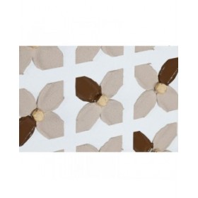 Quadro Home ESPRIT Bianco Beige Dorato Moderno Città 90 x 3,5 x 120 cm (2 Unità)