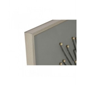Quadro Home ESPRIT Bianco Beige Astratto Moderno 100 x 3,5 x 100 cm (2 Unità)
