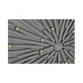 Quadro Home ESPRIT Bianco Beige Astratto Moderno 100 x 3,5 x 100 cm (2 Unità)